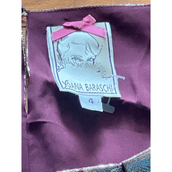 Yoana Baraschi Bronze Metallic Blouse - Picture 8 of 9